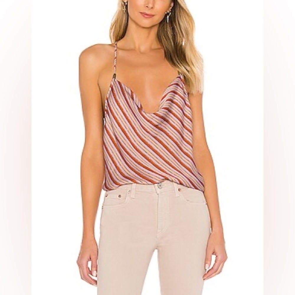 New! Free People Stevie Cowl Neck in Neutral